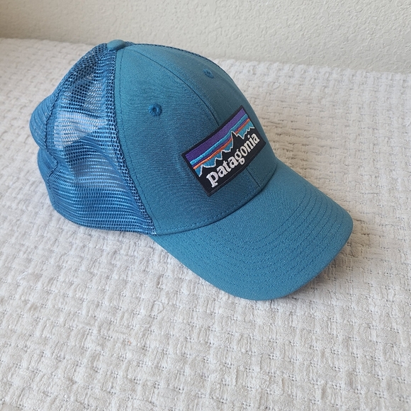 Patagonia Blue Trucker Hat One Size Fits Most - Picture 1 of 9